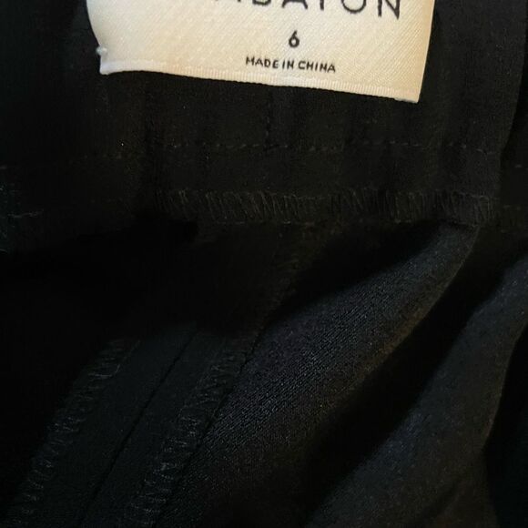 Babaton Aritzia Weston Black Ankle Dress Pants Size 6 - Picture 8 of 8